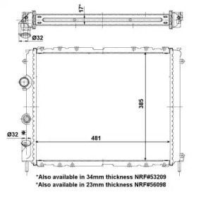 WILMINK GROUP wg1723050 -  Радиатор, охлаждение двигателя